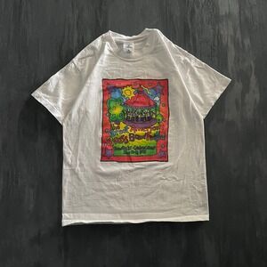 Vintage Great American Brass Band Festival Shirt Mens M White 1990s